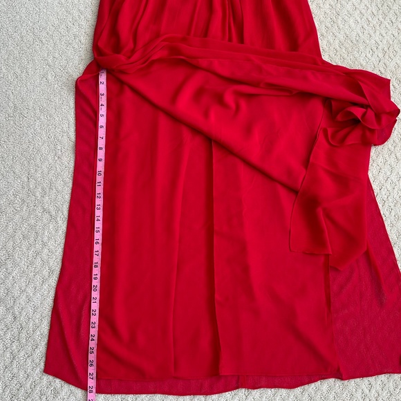 BCBGeneration Formal Goddess Maxi Dress Rouge (Red) Size 6 Formal Prom Wedding - Picture 15 of 15